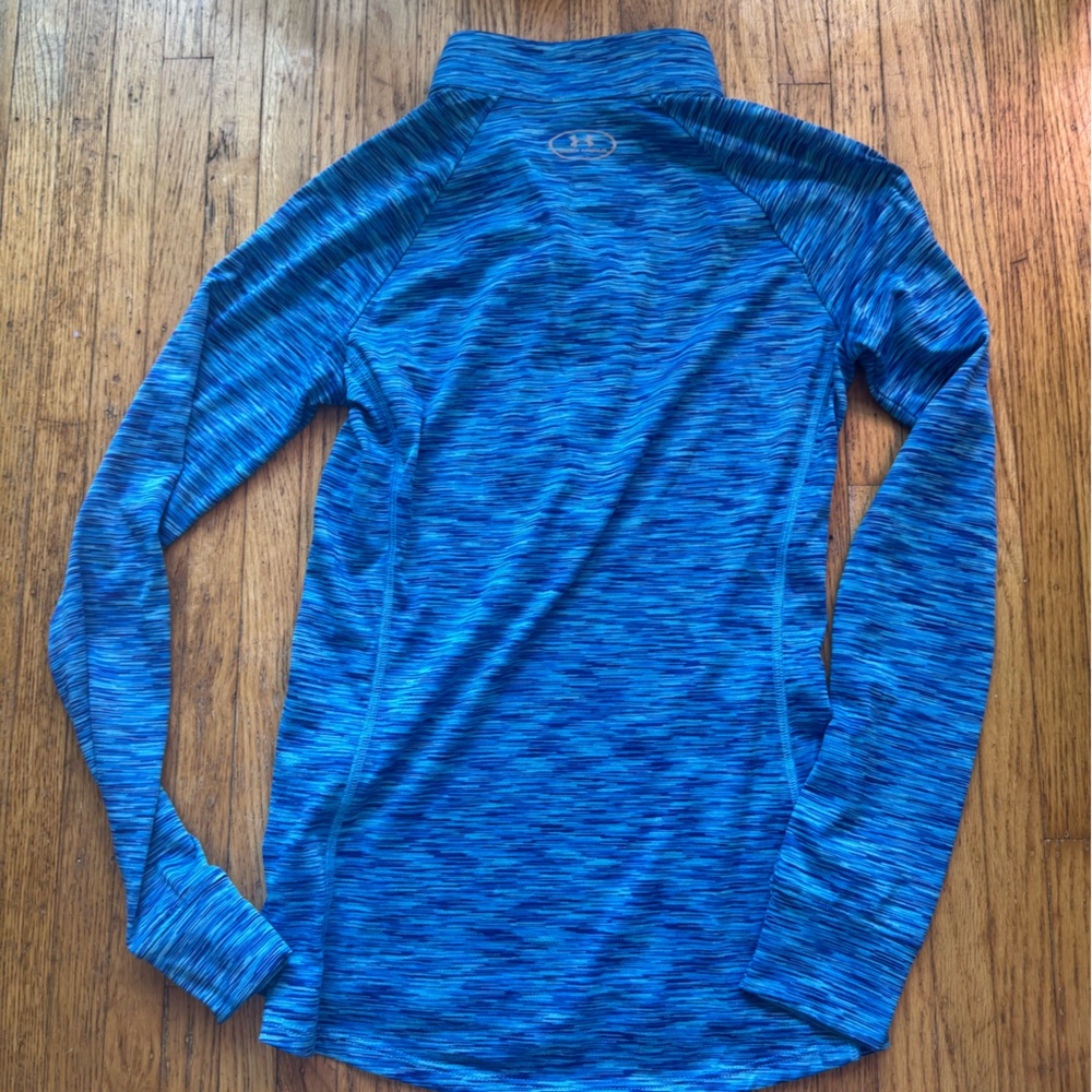 Under Armour Blue Quarter-Zip Pullover - Picture 10 of 10